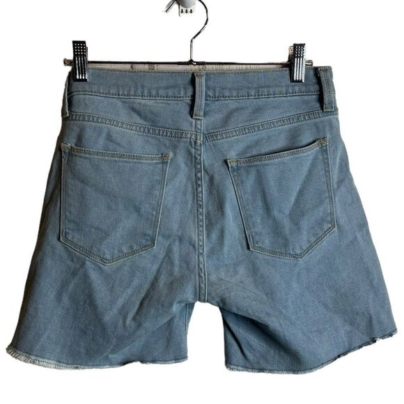 GAP 1969 Blue Jean Shorts size 25 light wash no rips - Picture 2 of 8
